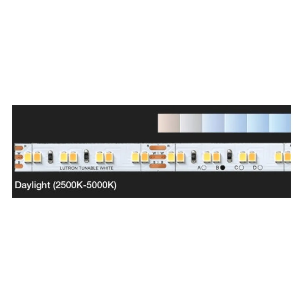 Cinta LED Lumaris de luz de día ajustable (2500K-5000K), carrete de 30 m, 24 V, compatible con RadioRA 3 y HomeWorks QSX – vista 2