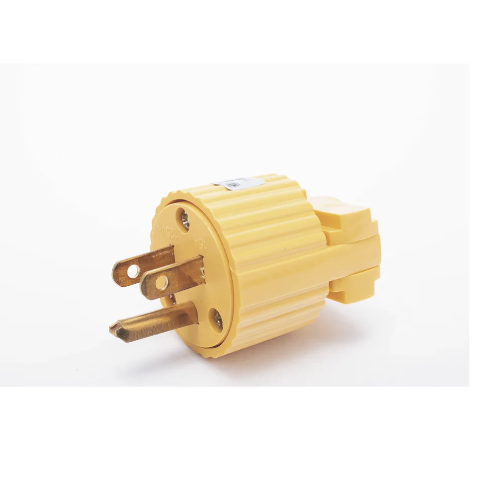 Clavija con Abrazadera Plástica Aterrizada  / 127 V CA 15 A Max.  / Fabricada en Plastico ABS. – vista 4