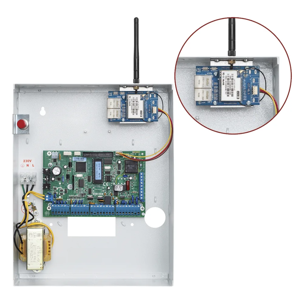 Comunicador WIFI/Ethernet para paneles PIMA HUNTER /HUNTERPRO. Permite uso de App PIMALink 2.0 Gratuita. Requiere Chip de Actualización para versiones anteriores. – vista 2