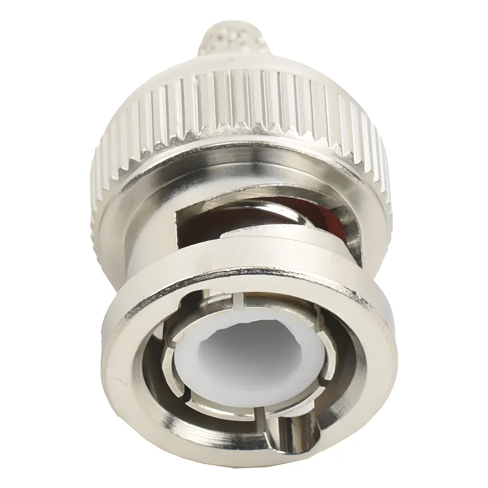 Conector BNC Macho de Anillo Plegable para Cables RG-316/U, BELDEN 84316.