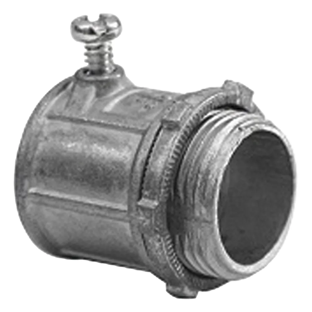 Conector de 3/4" para Tubo Pared Delgada con Tornillos Opresores.