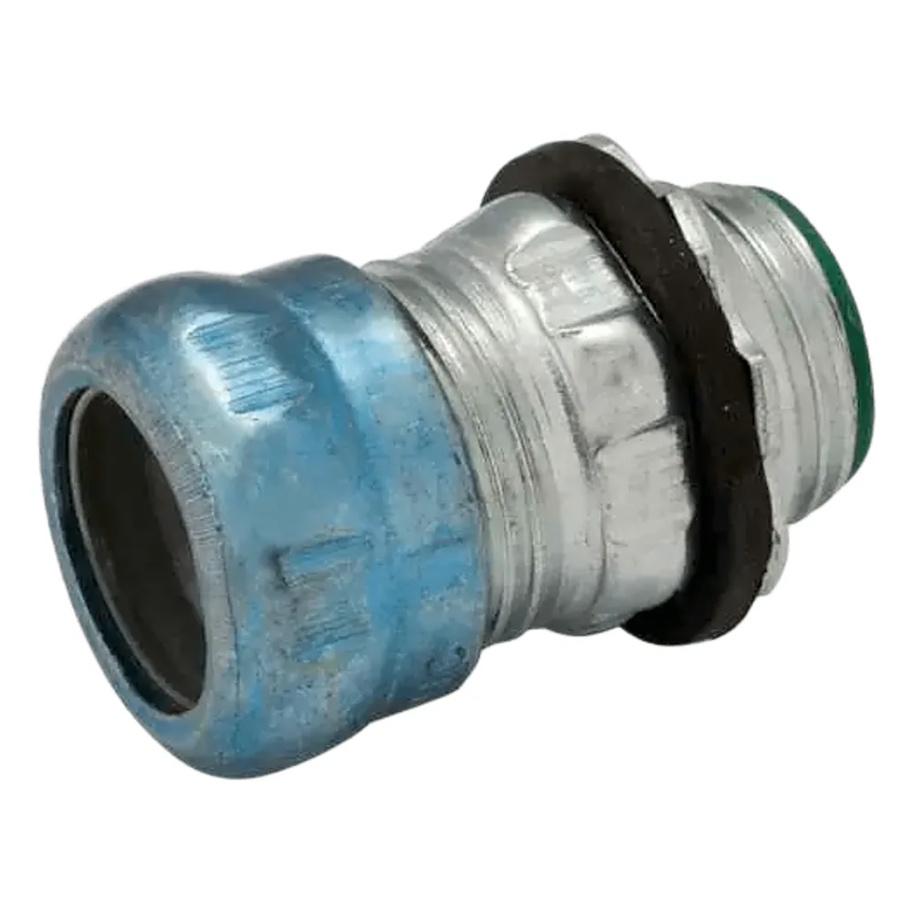 Conector de Compresión Hermético de Acero Galvanizado para Pared Delgada de 1 1/4" . – vista 2