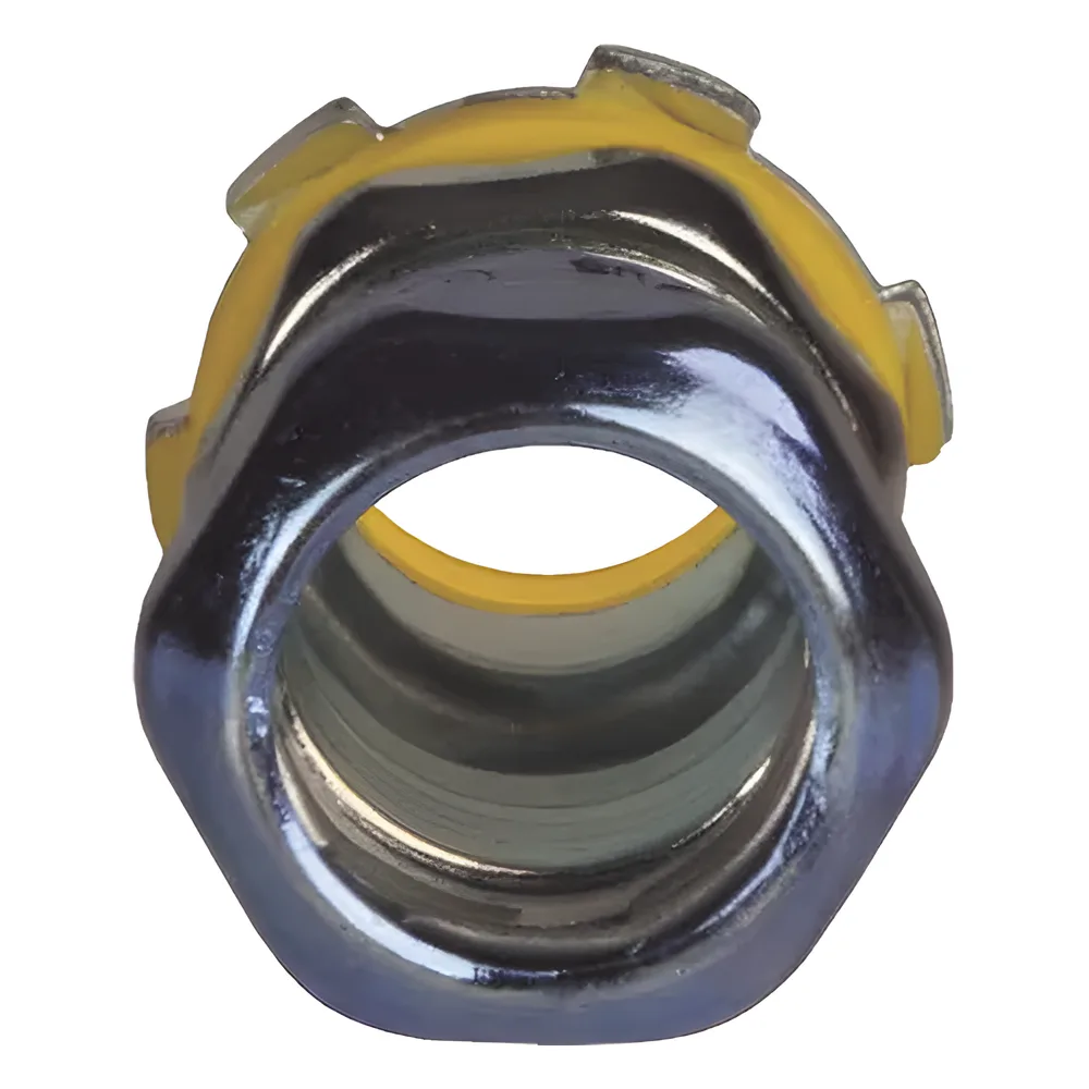 Conector de Compresión Impermeable Aislado de Acero Galvanizado para Pared Delgada de 1 1/2" . – vista 4
