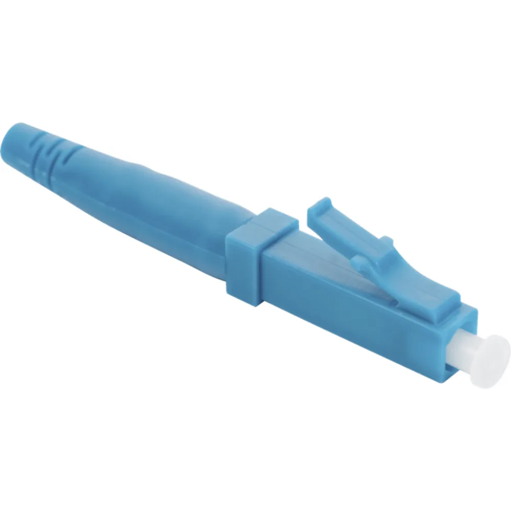 Conector de  Fibra Óptica Pre-pulido Re-terminable Monomodo LC/UPC 900um, 2.0 mm, 3.0 mm (Paquete 10 Piezas)