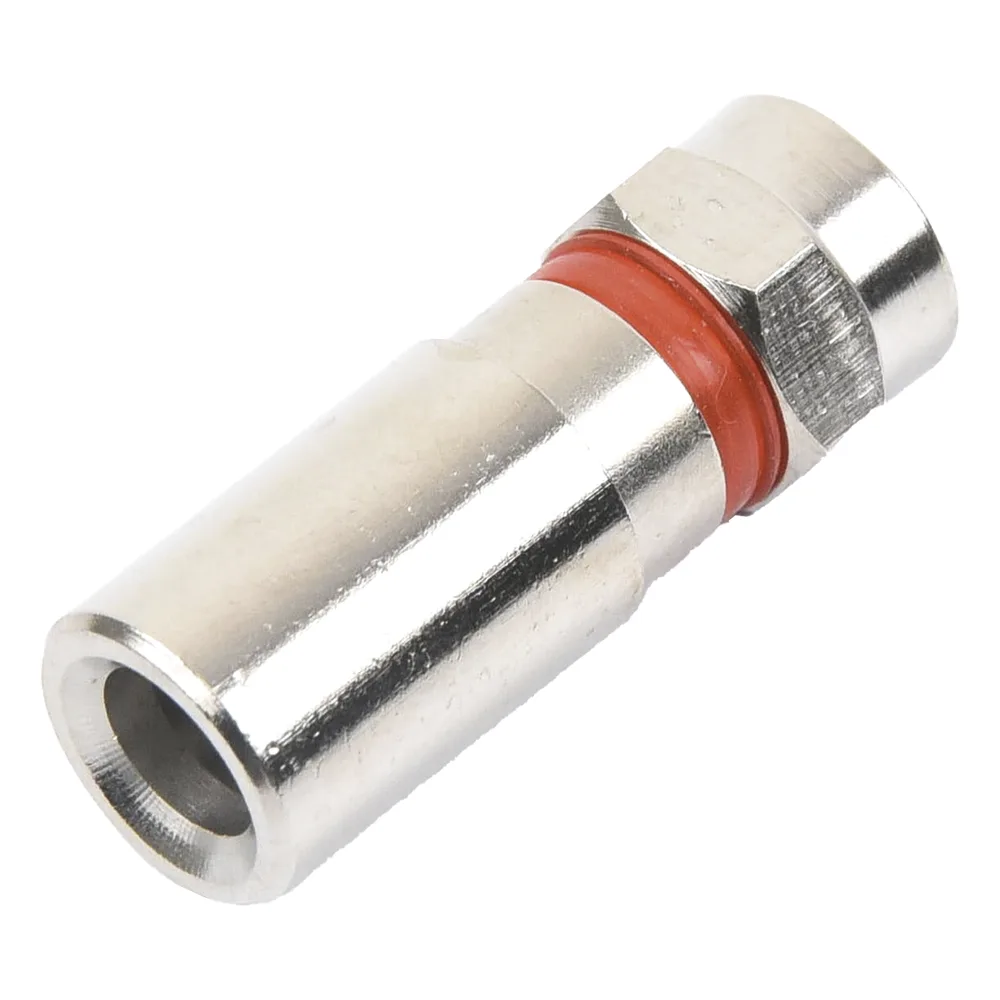 Conector F Macho de Compresión, Metálico para cable RG-59, Cuerpo de Bronce Niquelado. – vista 4
