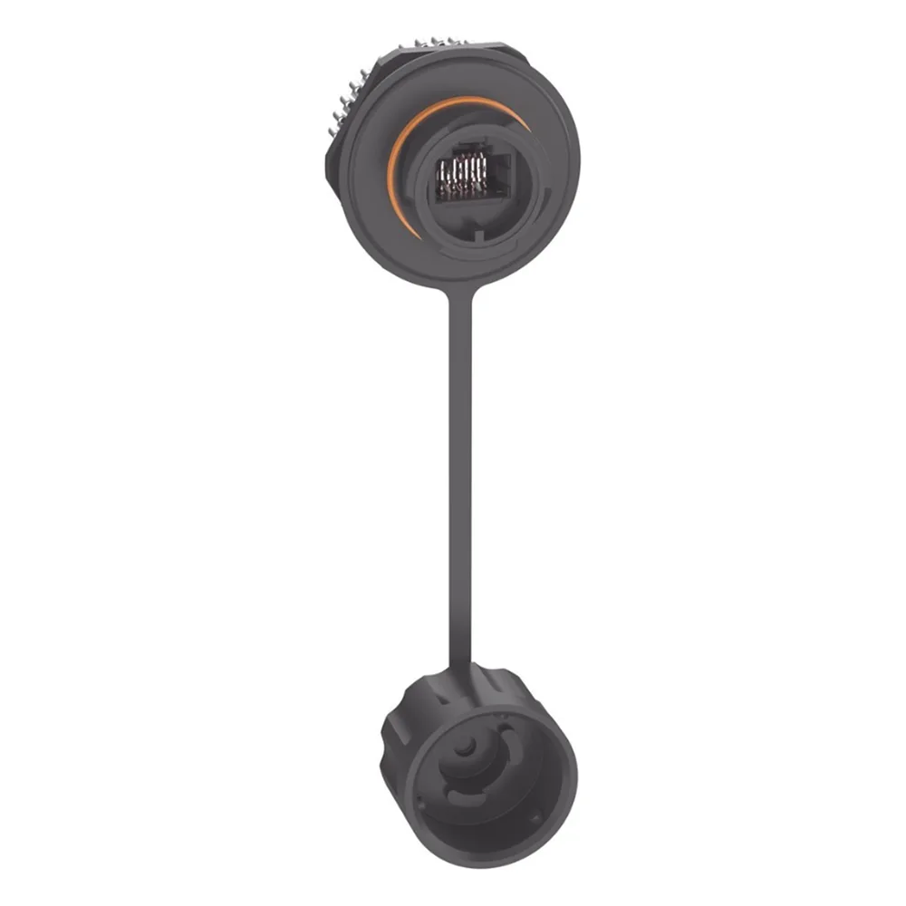 Conector Jack RJ45 de Uso Industrial Estilo TG, Blindado Categoría 6A, Con Tapa Protectora, Protección IP67 – vista 4