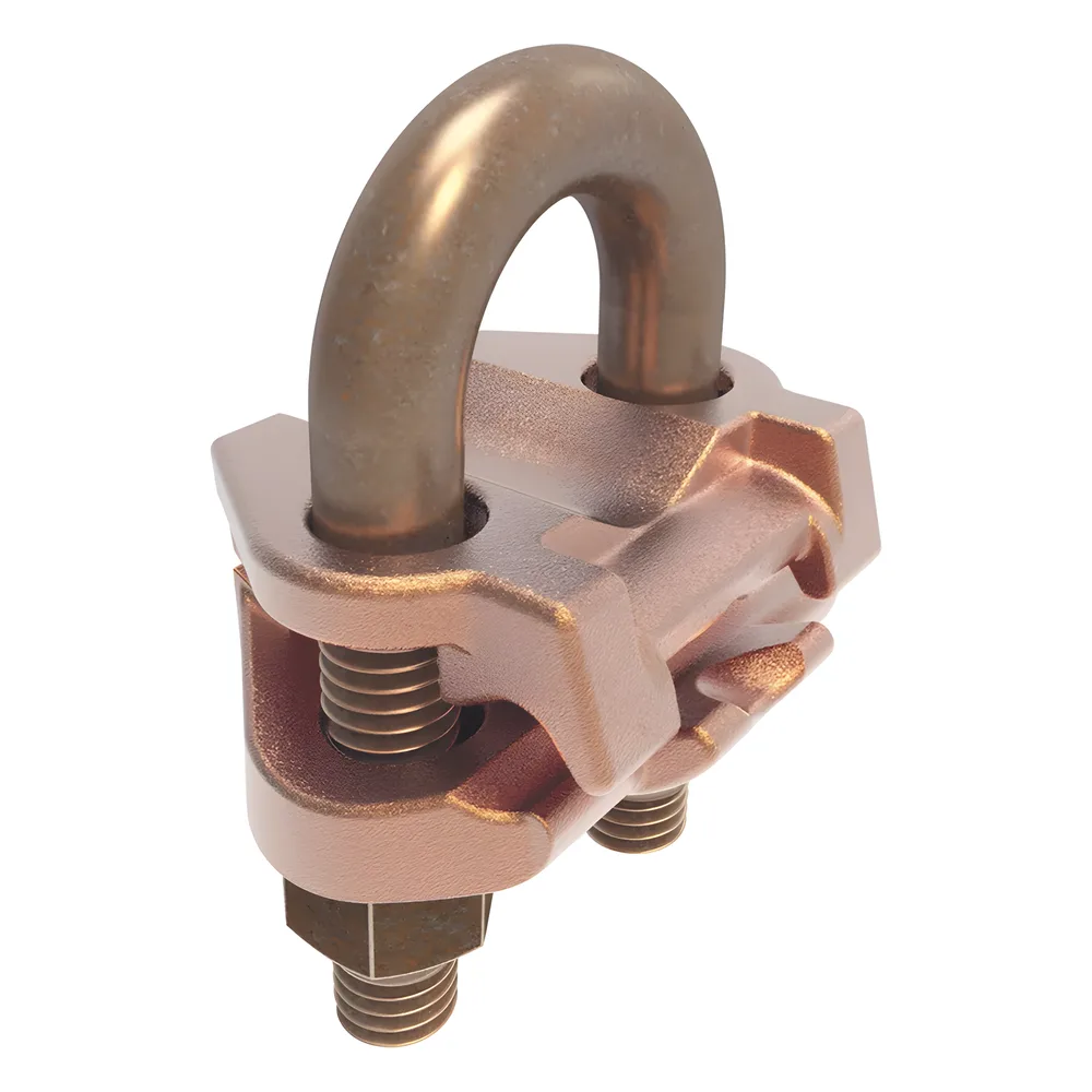 Conector Mecánico para Cable Calibre 4 a 2/0 AWG / Paralelo o 90° a Tubo de 3/8" o Varilla de 5/8" - 3/4". – vista 2