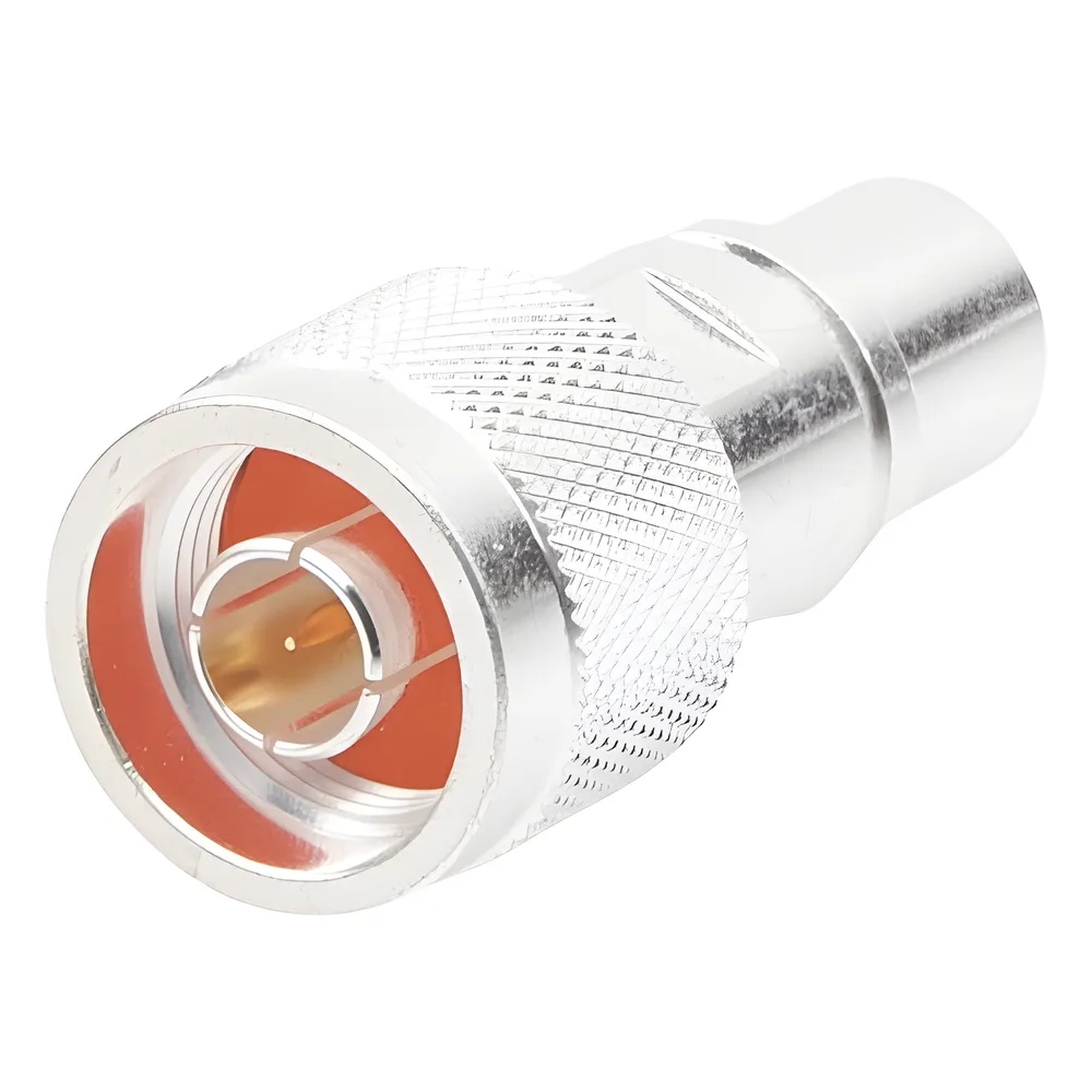 Conector N Macho de Rosca para Cables RG-8/U, 9913, 7810A, 8214, CNT-400, LMR-400, Plata/ Oro/ Teflón