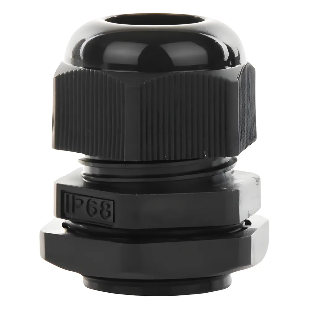 Conector Plástico Negro Tipo Glándula para Cable de 10 a 14 mm de Diámetro. – vista 3