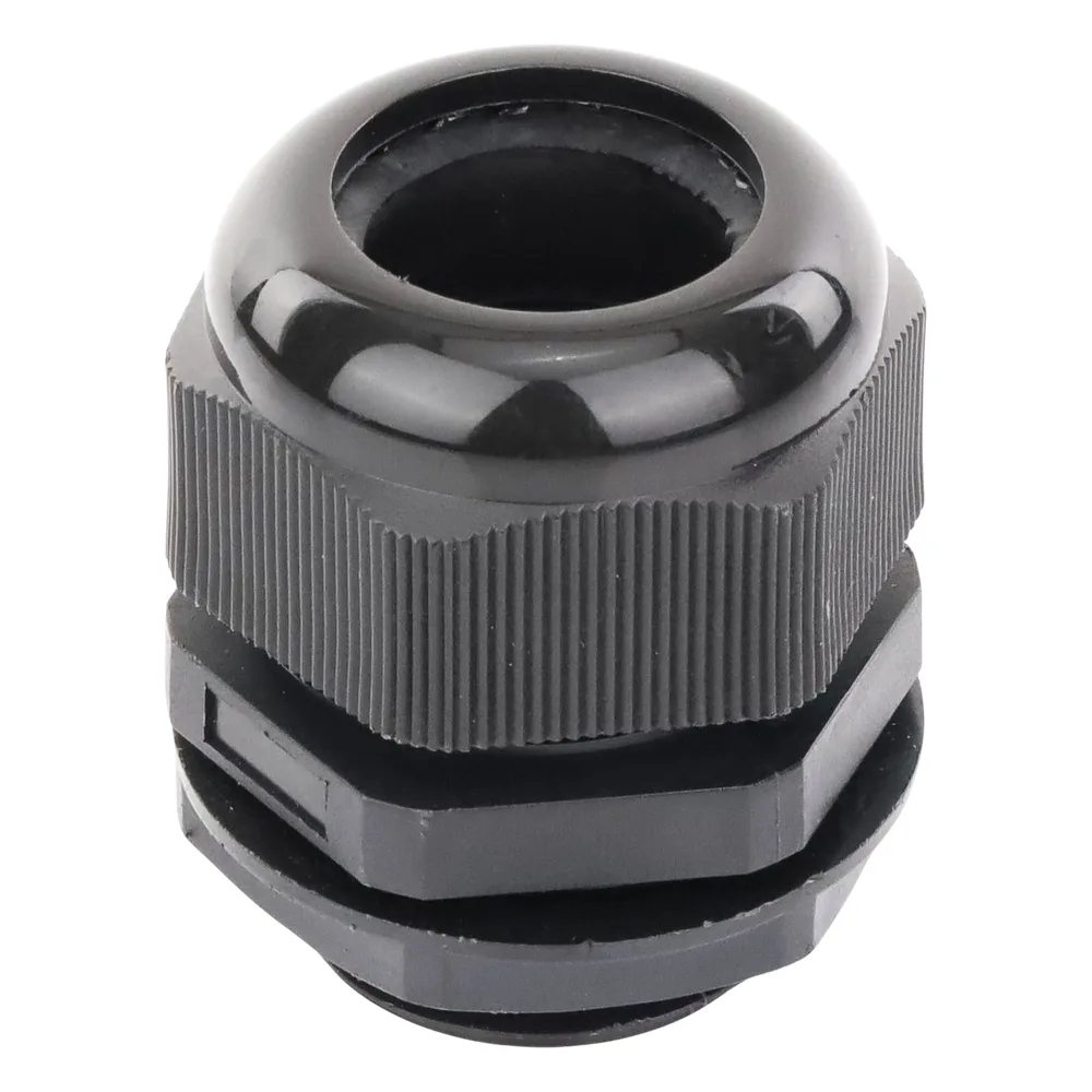 Conector Plástico Negro Tipo Glándula para Rosca NPT 1" – vista 5