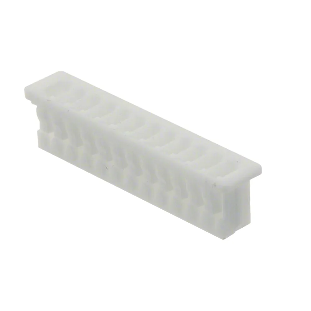 Conector Receptáculo MOLEX de 12 terminales, separación de 1.25 mm entre pines y uso en arneses de Móviles KENWOOD Series 102.