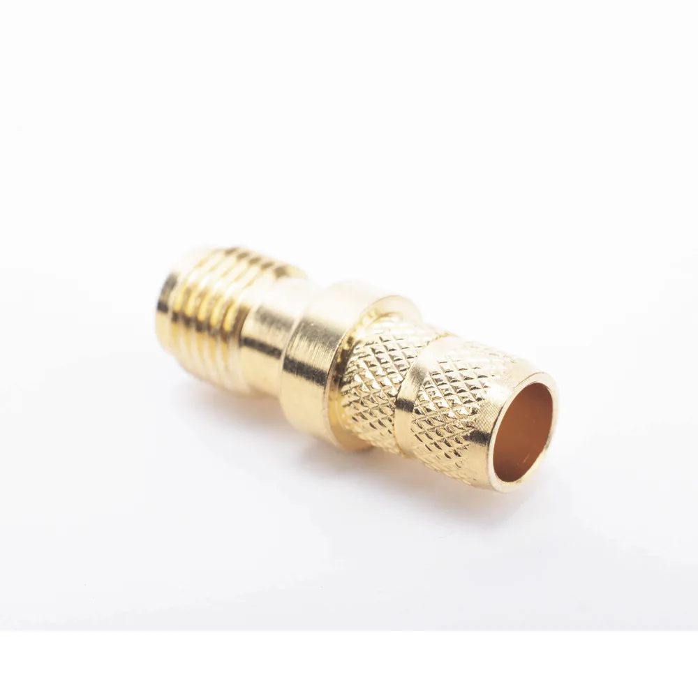 Conector SMA Hembra Inverso de Anillo Plegable para Cable RG-8/X, 9258, LMR-240, LMR-240UF,  LMR-LW240, Oro/Oro/Teflón. – vista 3