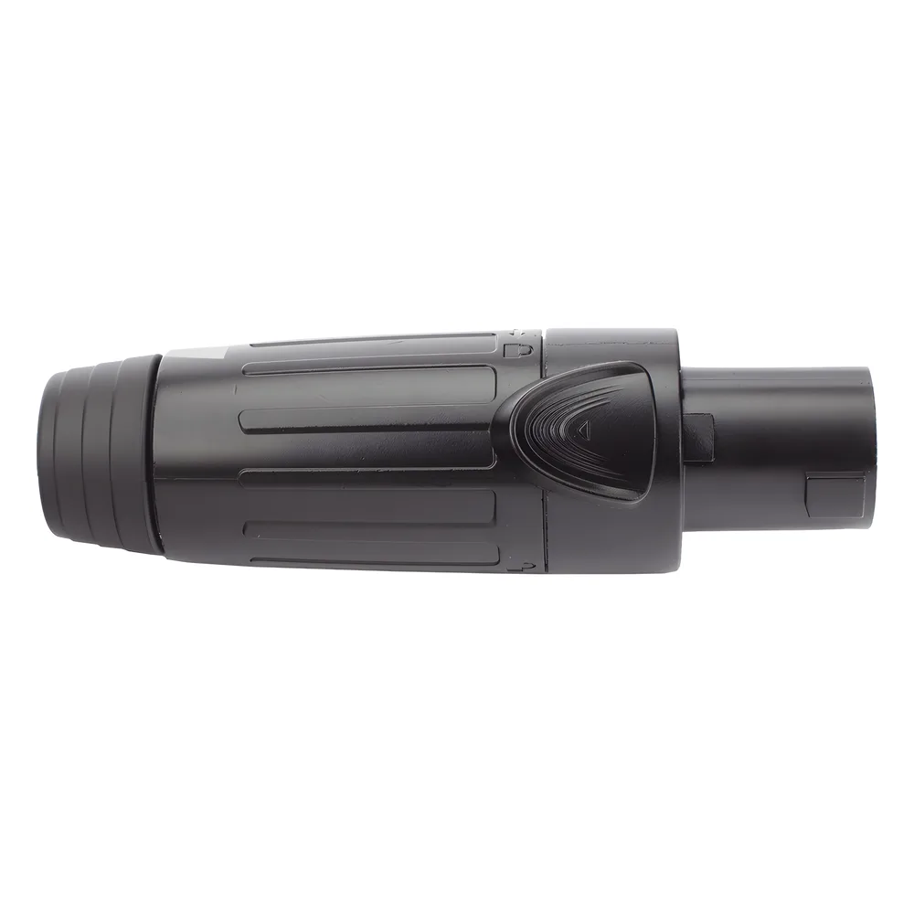 Conector Speakon | Hembra | 4 polos | carcasa negra | Cable AWG10 | 30A – vista 4