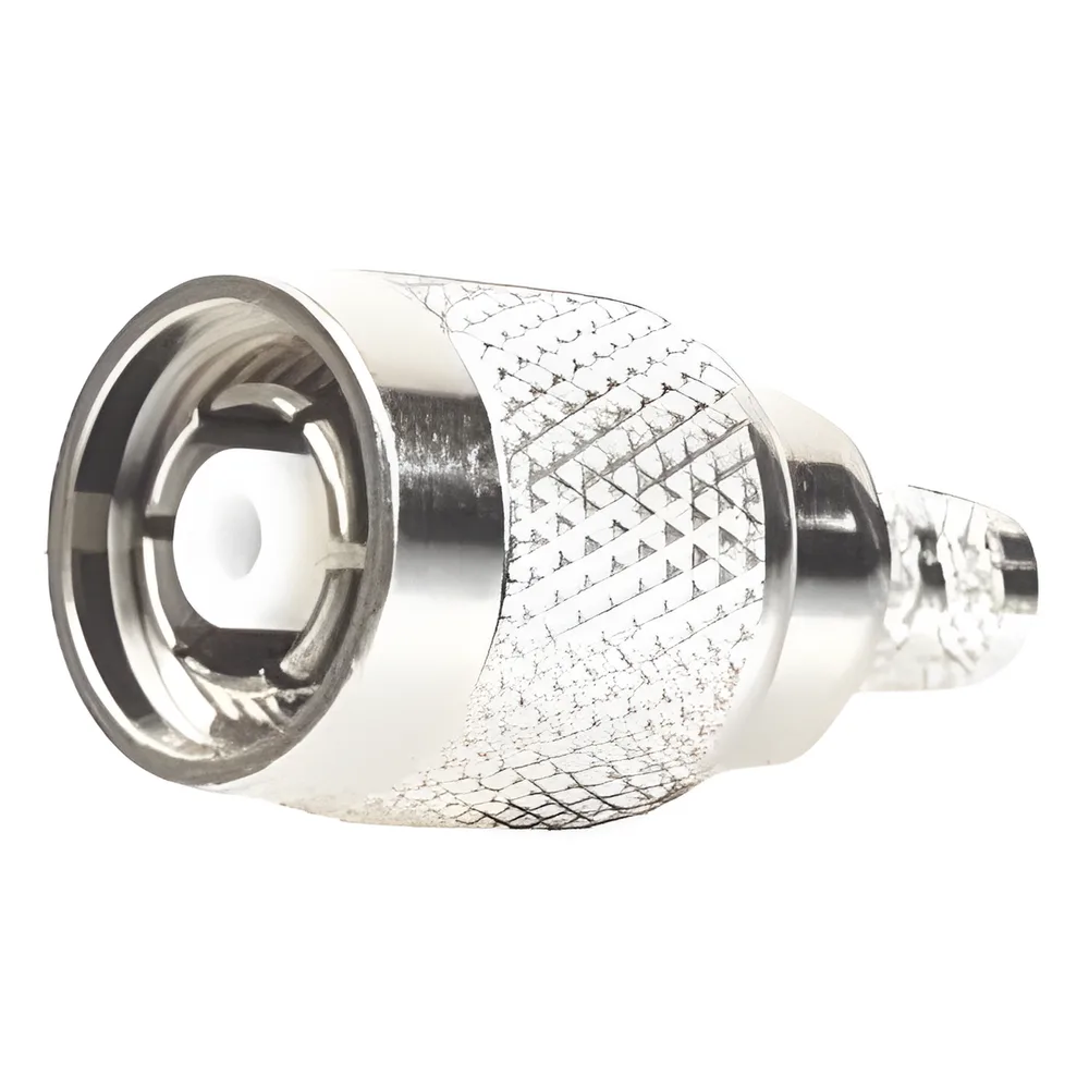 Conector TNC Macho Inverso de Anillo Plegable para Cables LMR-240, RG-8/X, Níquel/ Oro/ Teflón. – vista 2