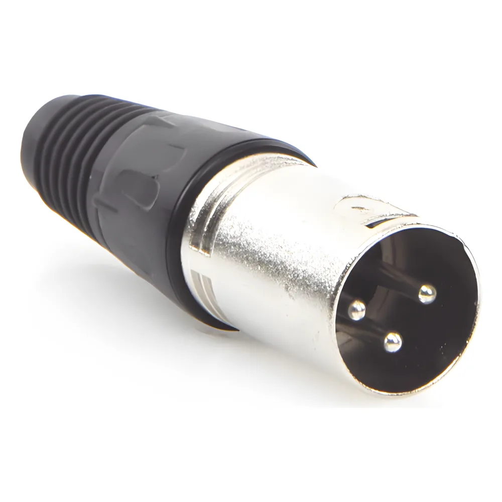 Conector XLR 3 Pines Macho | Ideal para Conexiones de Micrófonos, Mezcladoras | Equipo de Audio Profesional – vista 2