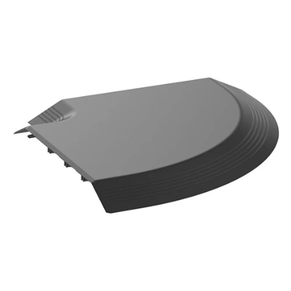 Conexión en Ángulo Recto "L", Para Canaleta de Piso AFR4BCBL6, Material PVC Rígido, Color Negro – vista 4