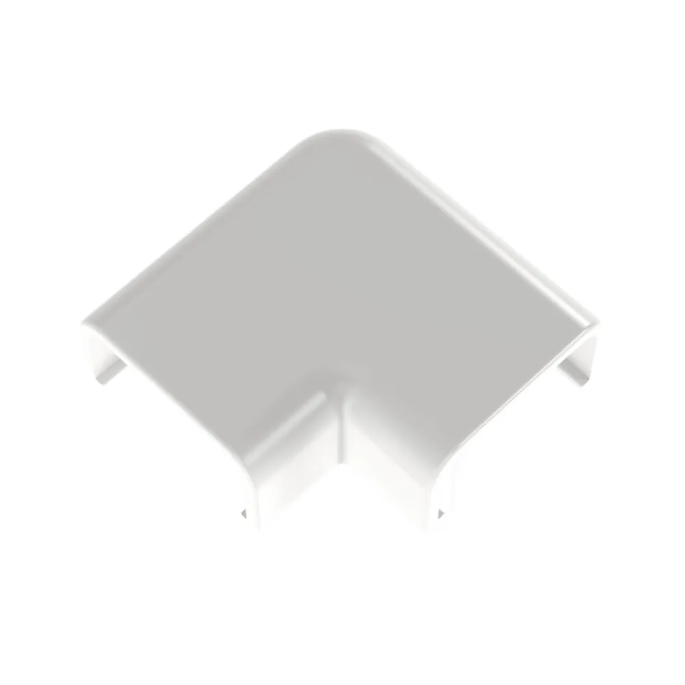 Conexión en ángulo recto "L", para uso con canaleta LD3, material ABS, Color Blanco – vista 4