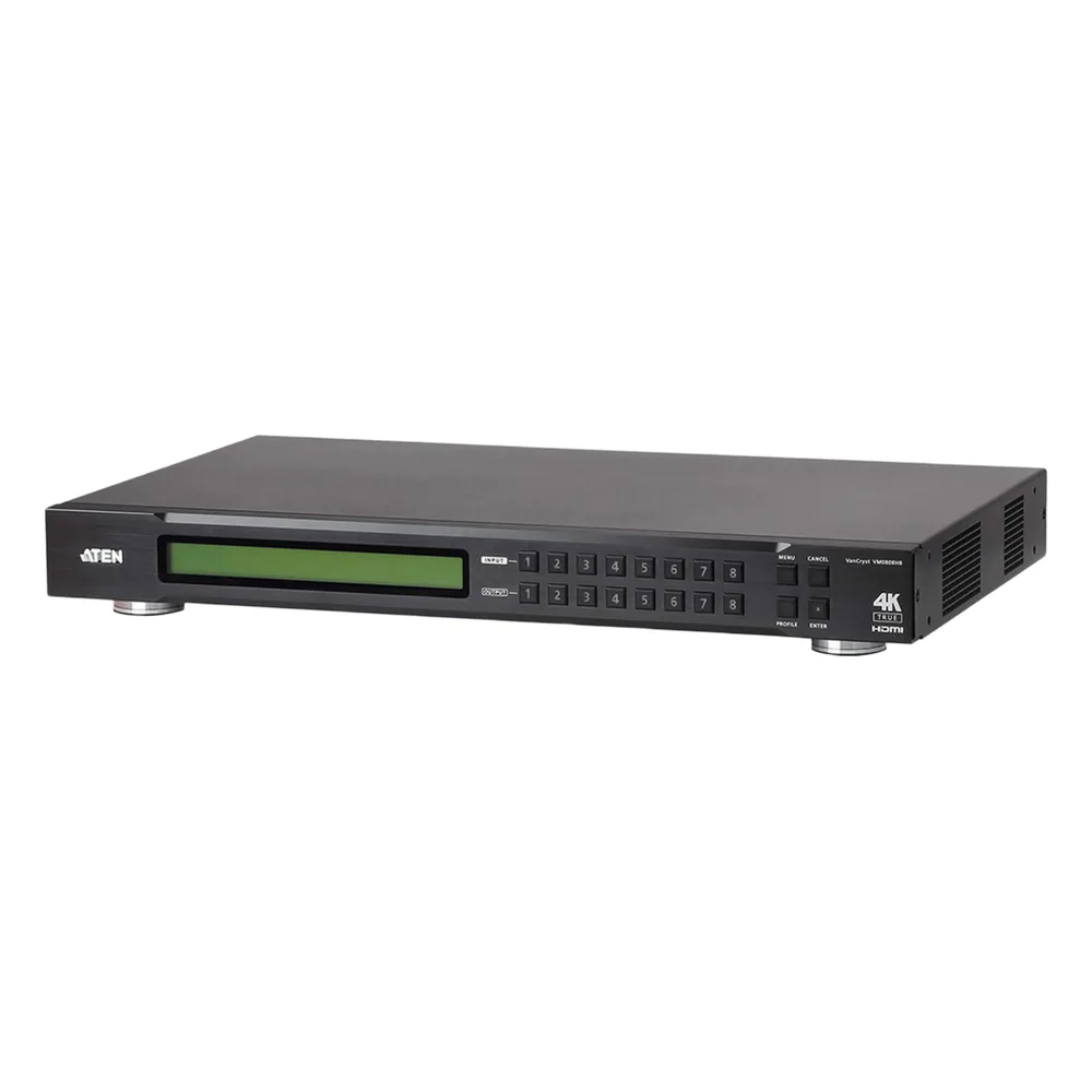 Conmutador de Matrix | HDMI 8 x 8 True 4K | Compatible con TAA