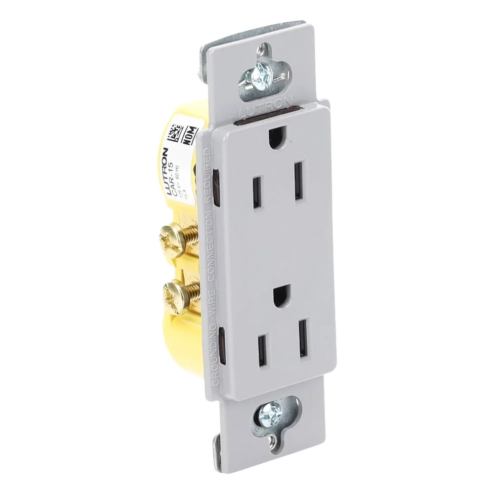 Contacto dúplex de pared 15 A / 125 V, línea Claro, para instalaciones residenciales y comerciales – vista 6