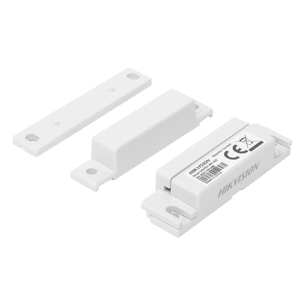 Contacto Magnético Cableado para Puertas y Ventanas / ABS / Interior / Gap 2 cm / Normalmente Cerrado / Hikvision