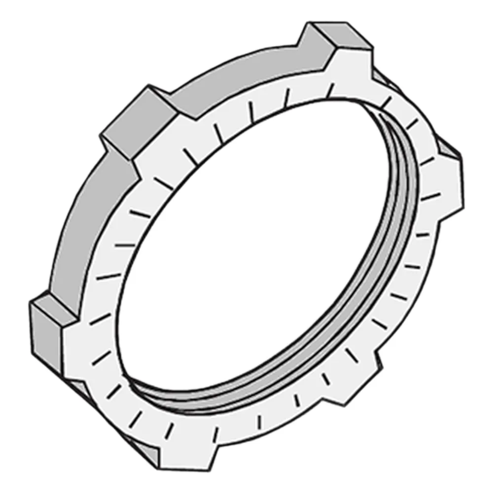 Contratuerca Metálica Zamac de 1 1/4" (32 mm).
