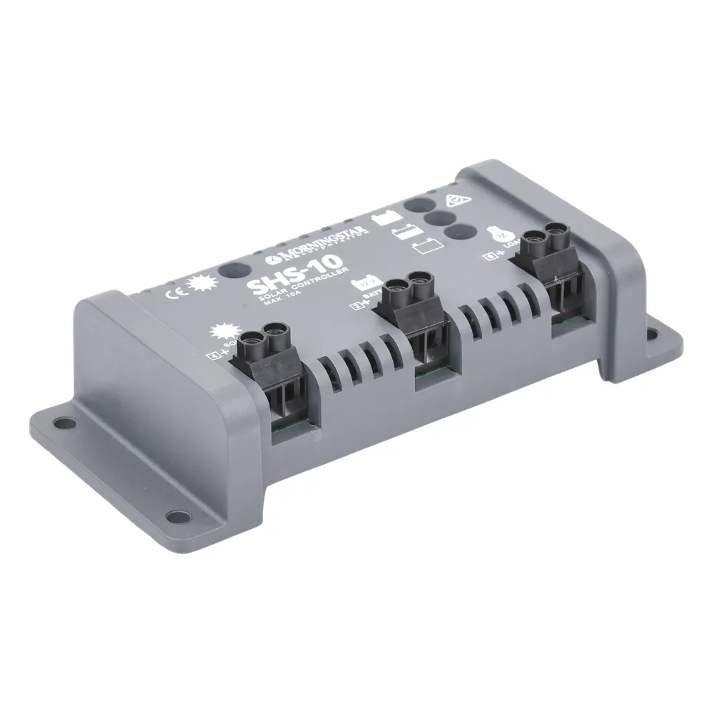 Controlador de Carga Solar PWM 10 A / 12 VCC / Desconexión Automática / IP22 / Protección Integral / Bajo Consumo 8 mA – vista 5