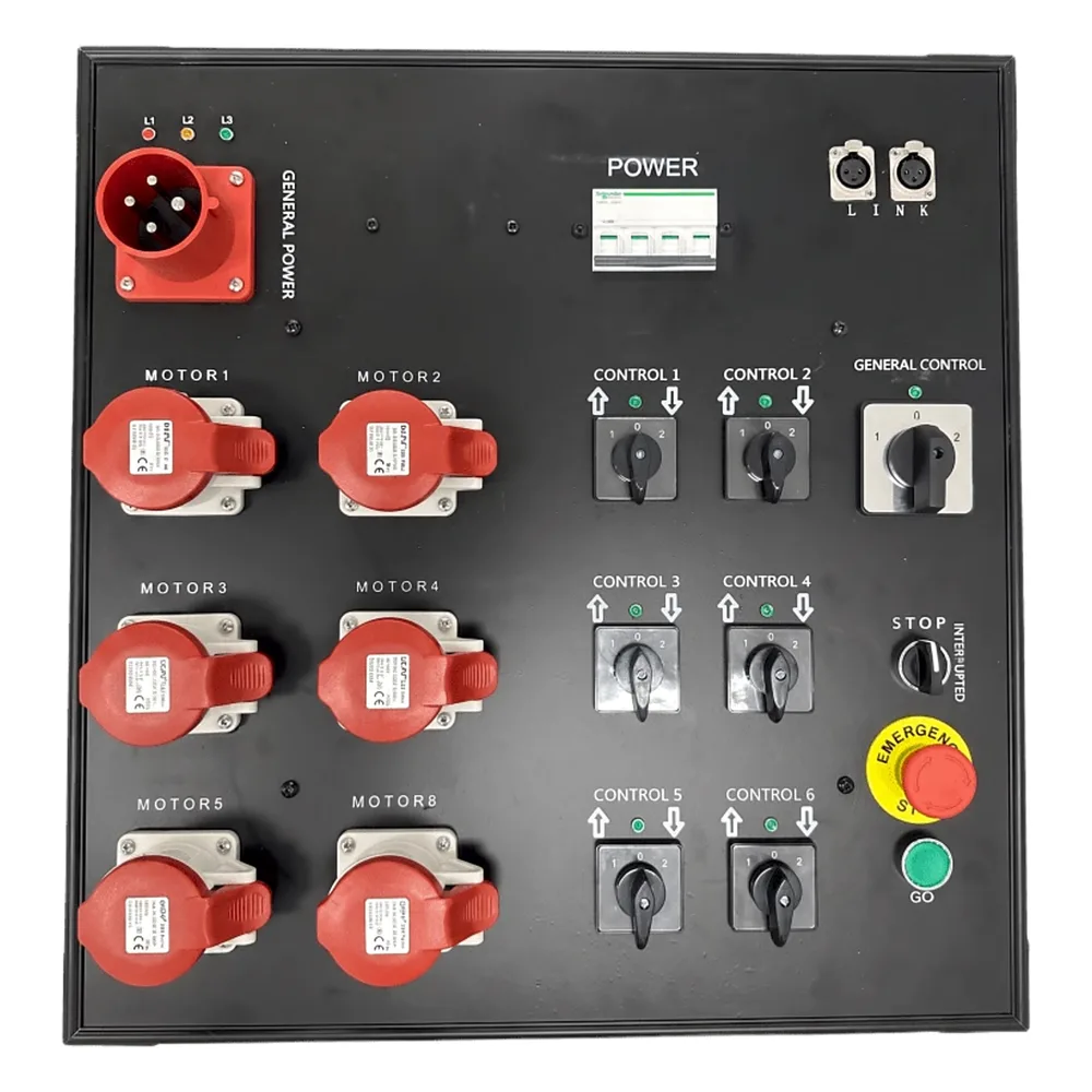 Controlador de Polipastos Eléctricos de Control Directo |6 Vías | Trifásico 110V AC 60Hz – vista 2