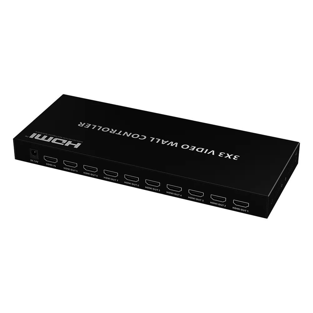 Controlador de video Wall | 1 entrada de fuente fuente HDMI a 9 salidas HDMI | 3x3 | 4K60Hz – vista 2
