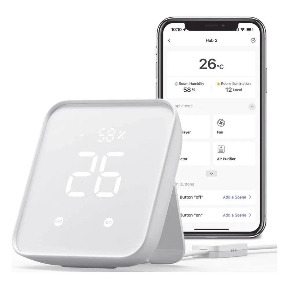 Controlador HUB principal para dispositivos SwitchBot, Señal Wifi y BLUETOOTH – vista 2