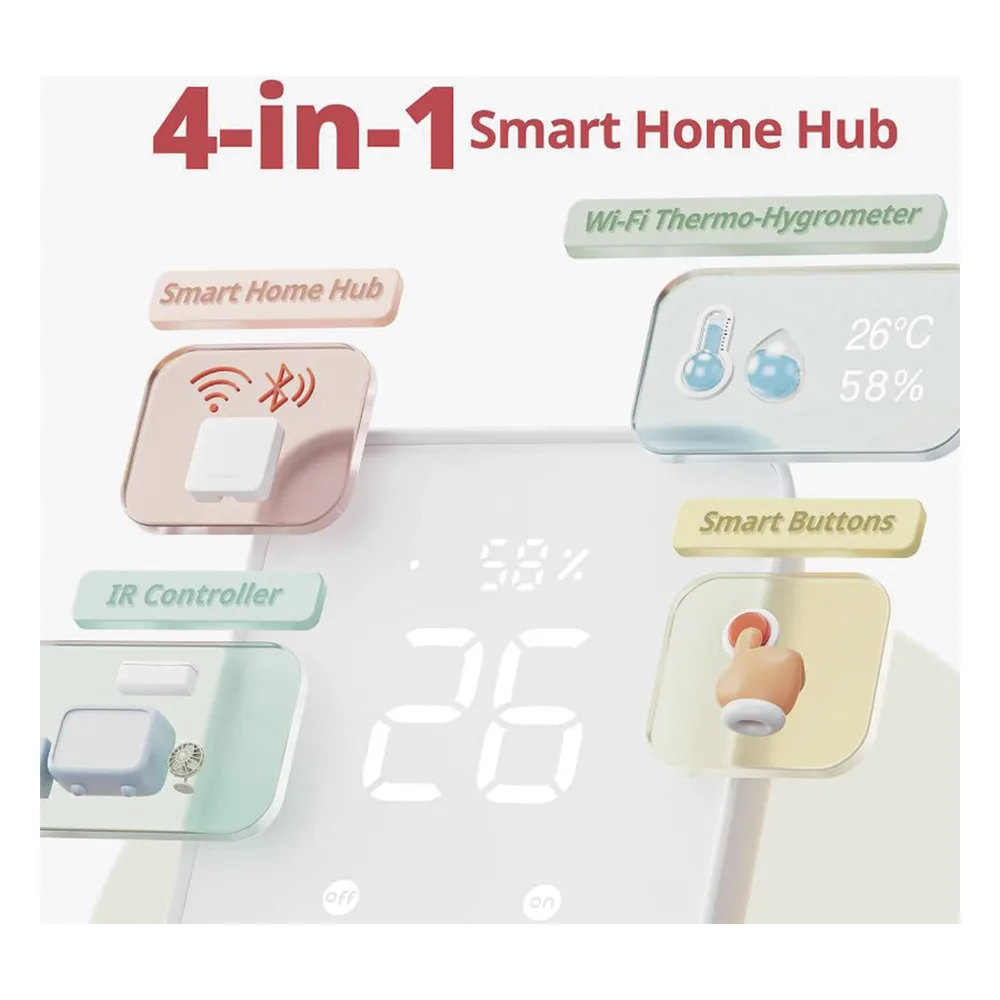 Controlador HUB principal para dispositivos SwitchBot, Señal Wifi y BLUETOOTH – vista 3