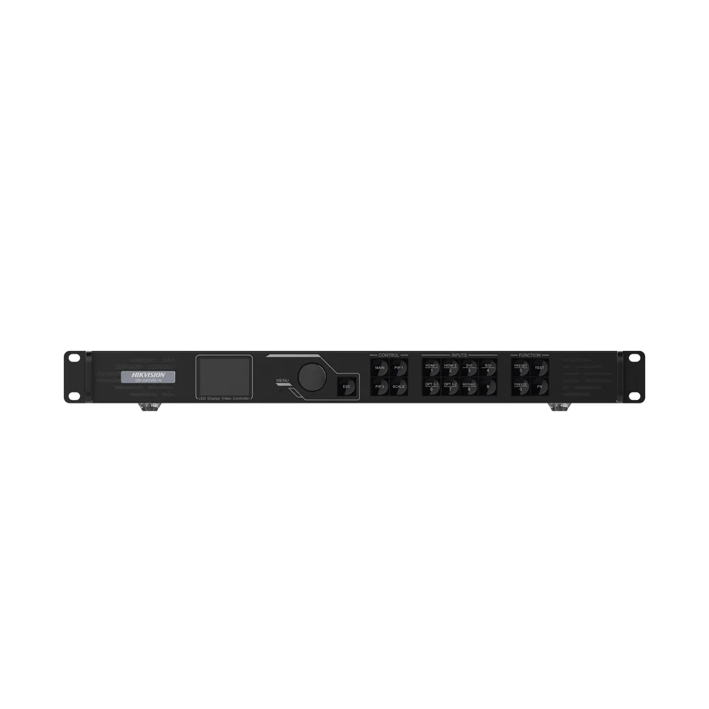 Controlador para Videowall  / 6 Puertos RJ45 para Paneles LED / Compatible con Pantallas LED Para Exterior / Compatible con DS-D4440FO-BKI y DS-D4225FO-BGF