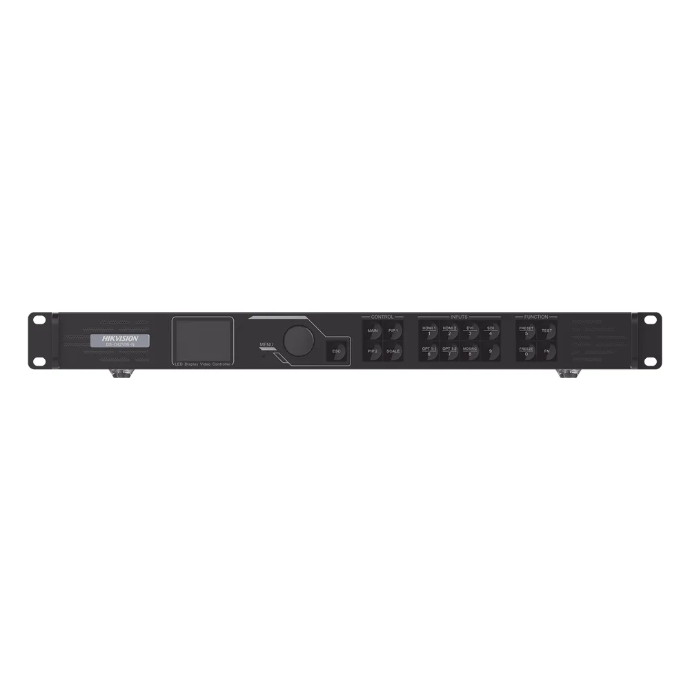 Controlador para Videowall / 6 Puertos RJ45 para Paneles LED / Compatible con Pantallas LED Para Exterior / Compatible con DS-D4440FO-BKI y DS-D4225FO-BGF