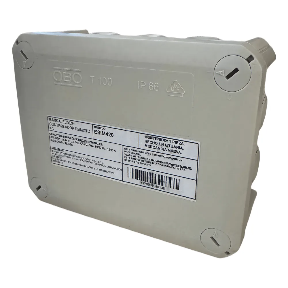 Controlador Remoto 4G con Activación vía APP o Llamada | Caja Nema IP67 | Soporta hasta 2000 Usuarios