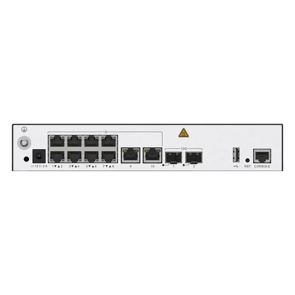 Controladora de Puntos de Acceso / 10 puertos 10/100/1000 Mbps / 2 puertos 10GE SFP+ / Hotspot 2.0 / Roaming Capa 2 y 3 / Rendimiento 10 Gbps / Soporta 256 APs / Hasta 2048 Clientes
