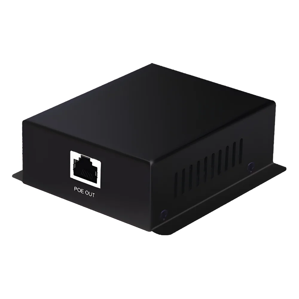Convertidor PoE Industrial / Entrada PoE 802.3 af/at / Salida PoE pasivo 24V / Conexión plug and play / Alcance de hasta 100 metros / Ideales para Enlaces Inalámbricos – vista 3