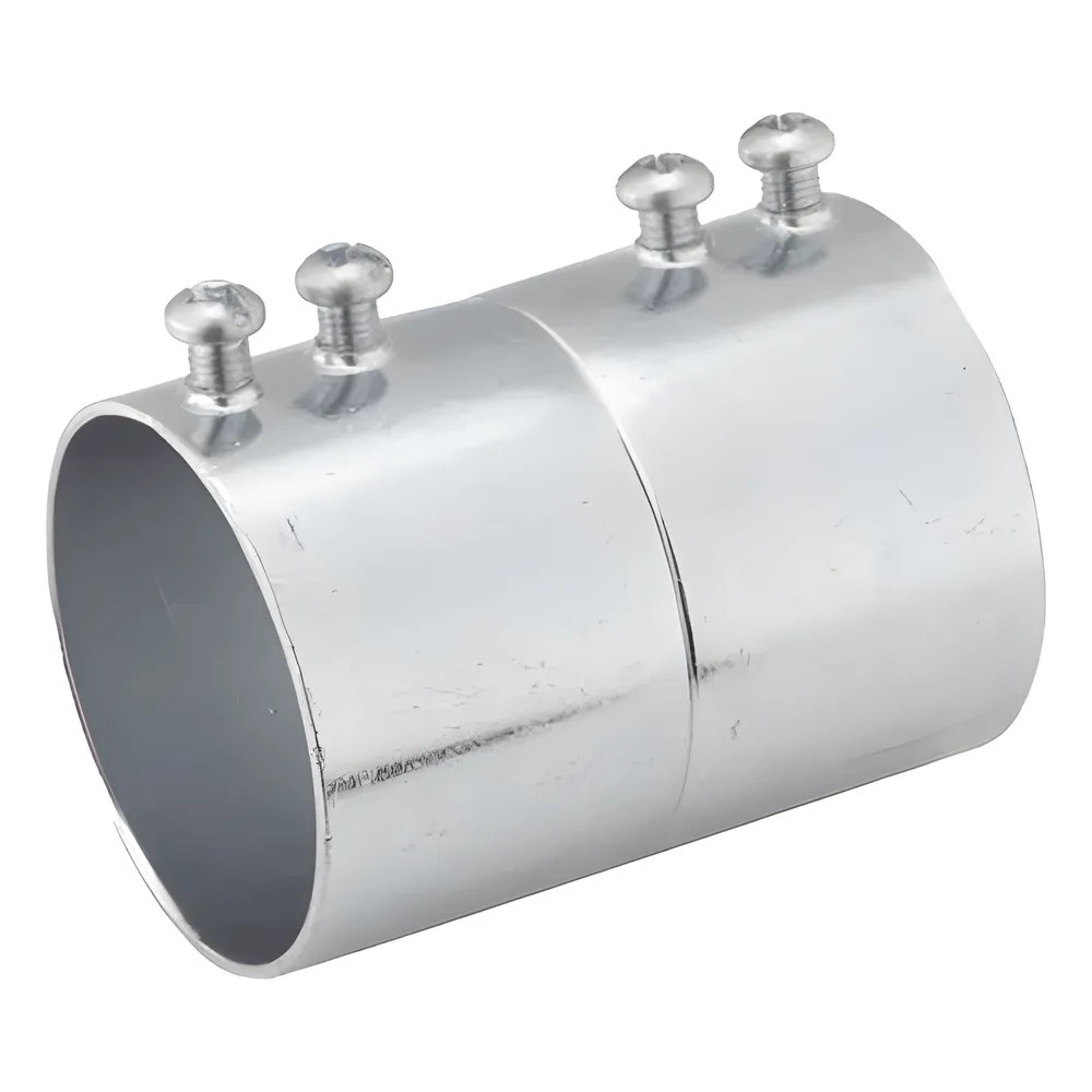 Cople de 2" (50.8 mm) para Pared Delgada con Tornillo.
