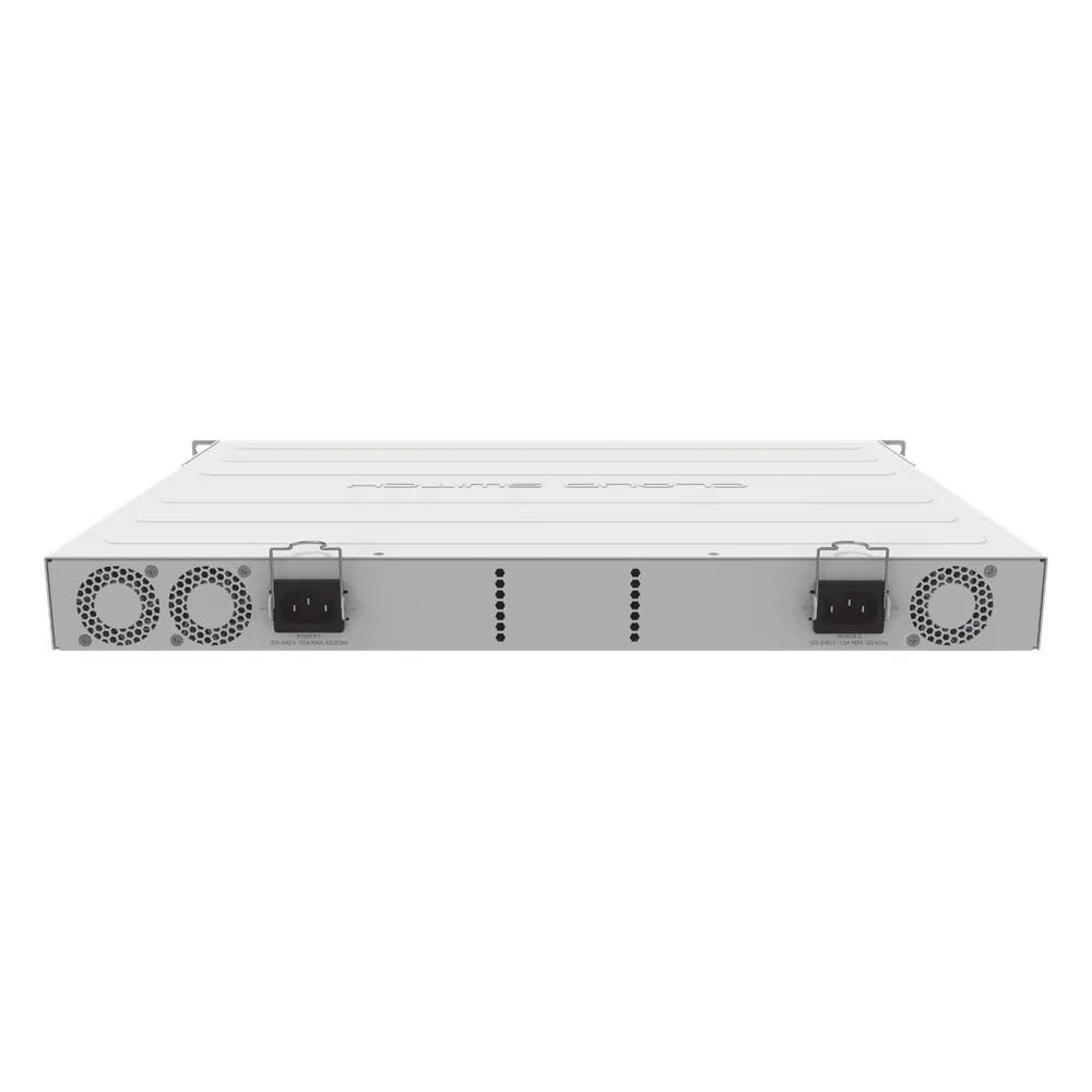 (CRS354-48G-4S+2Q+RM) Cloud Router Switch 48 puertos Gigabit Ethernet, 4 puertos SFP+ 10G, 2 puertos QSFP+ 40G, Montaje en Rack – vista 2