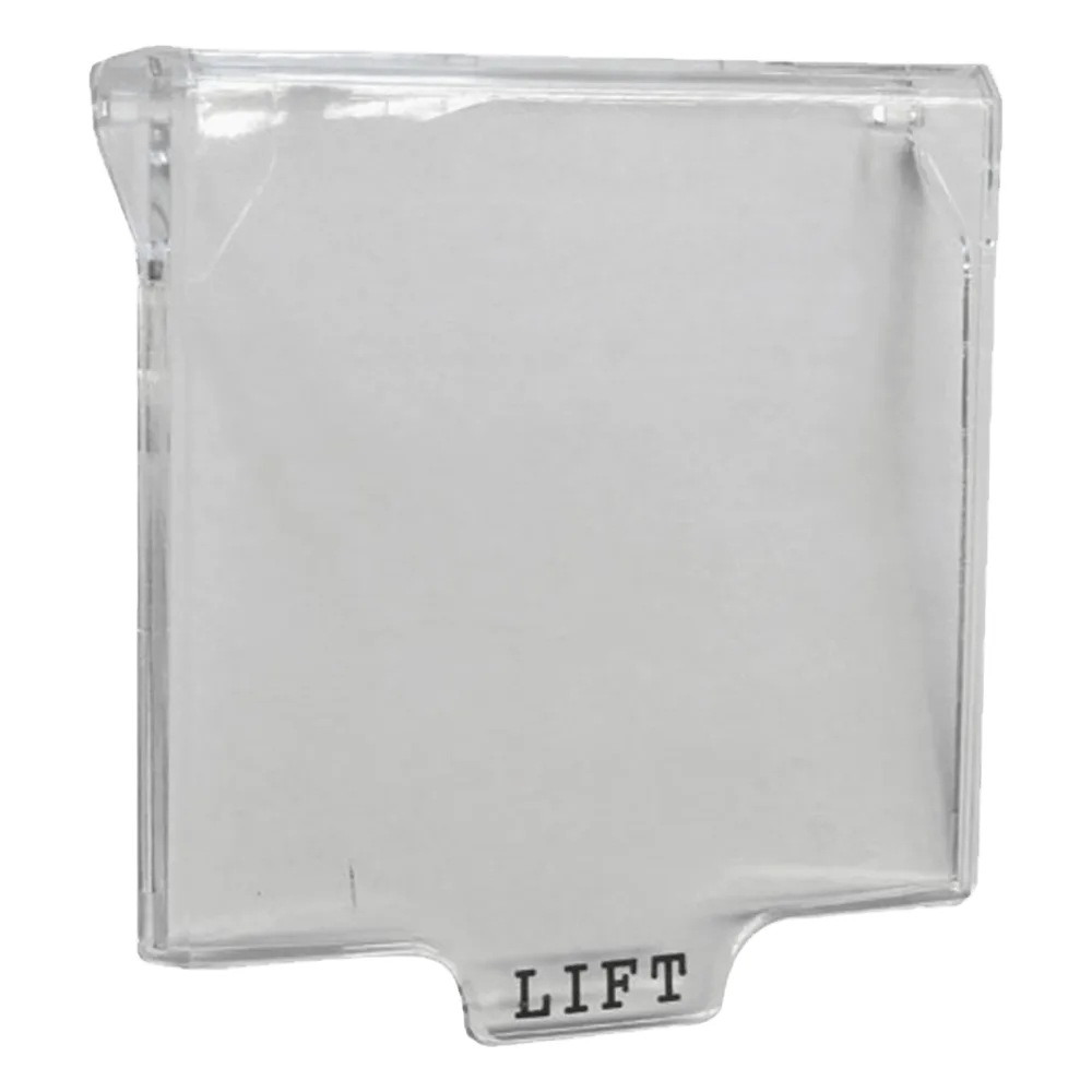 Cubierta para pulsador de alarma resistente a la intemperie Inim WCP0020. Pulsadores EC0020 / IC0020