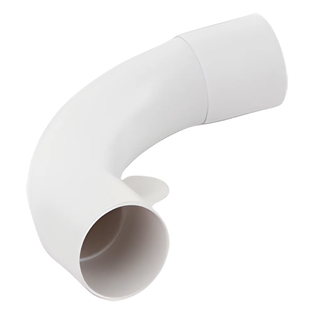 Curva de radio estrecho para tubería rígida, recomendado para cables de datos, PVC Auto-extinguible, de 32 mm – vista 2