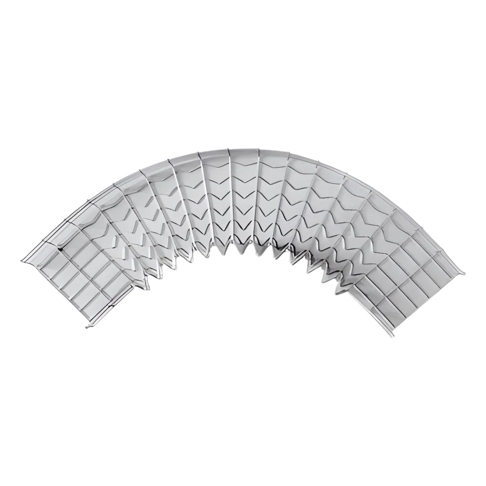 Curva Pre-Fabricada Horizontal de 90° con medidas de 66 mm de Peralte y 50 mm Ancho (66/50 mm)