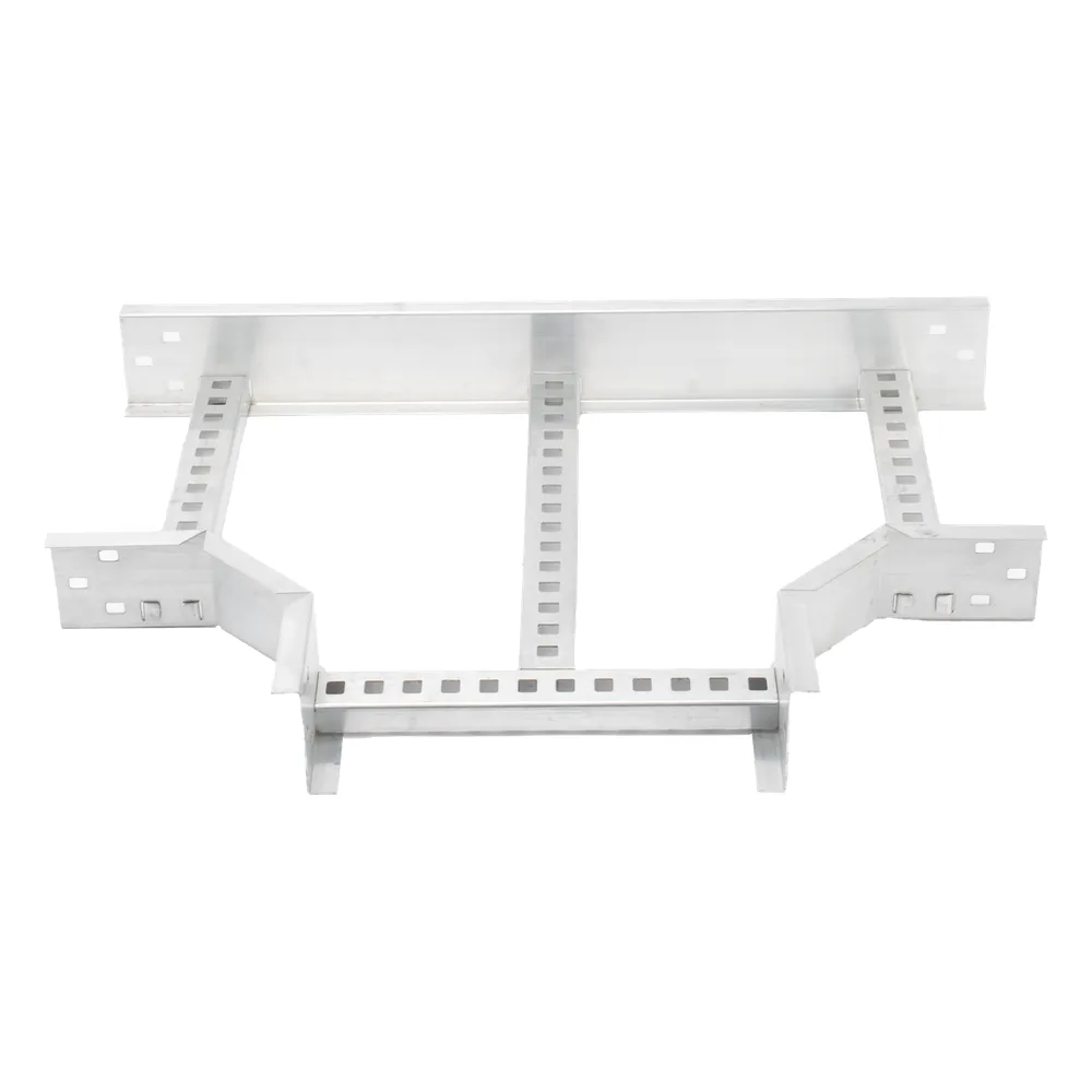 Derivación "T" Horizontal de Aluminio Perfil Z / Peralte 3 1/4" / Ancho 12"/ Radio 8" / Incluye Tornillería (CHTHEZ314R8X12AK)