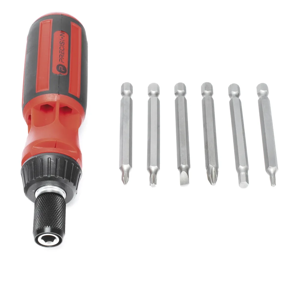 Desarmador 6 en 1 con Mango de Agarre Plástico (Torx #10 y #20, Hexagonal #5, PH0, PH2, Plana #5) – vista 5