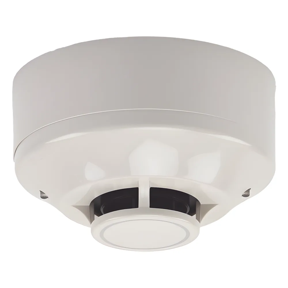 Detector de calor inalámbrico direccionable de temperatura fija a 135 °F, serie SWIFT, con base incluida