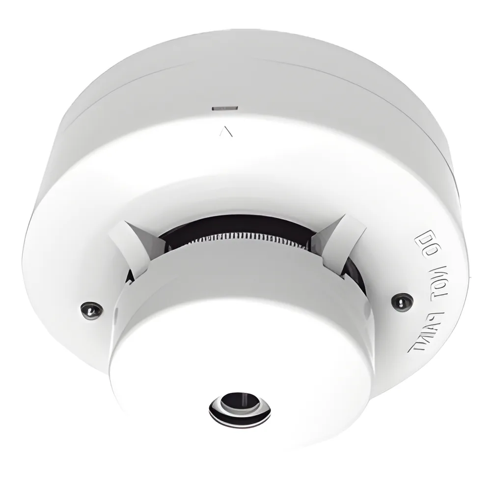 Detector de Humo Fotoeléctrico No Direccionable de 4 Hilos / Buzzer Integrado / LED 360° / DC 12 V / Algoritmos de Discriminación Avanzada