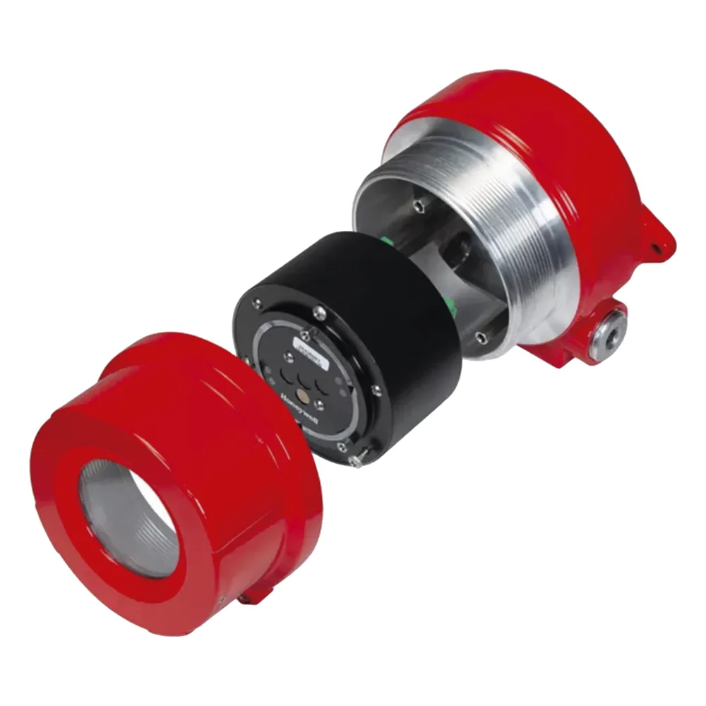 Detector de llama industrial triple infrarrojo IR3 con anillo LED de estado, campo de visión de 90° y alcance hasta 60 m – vista 5