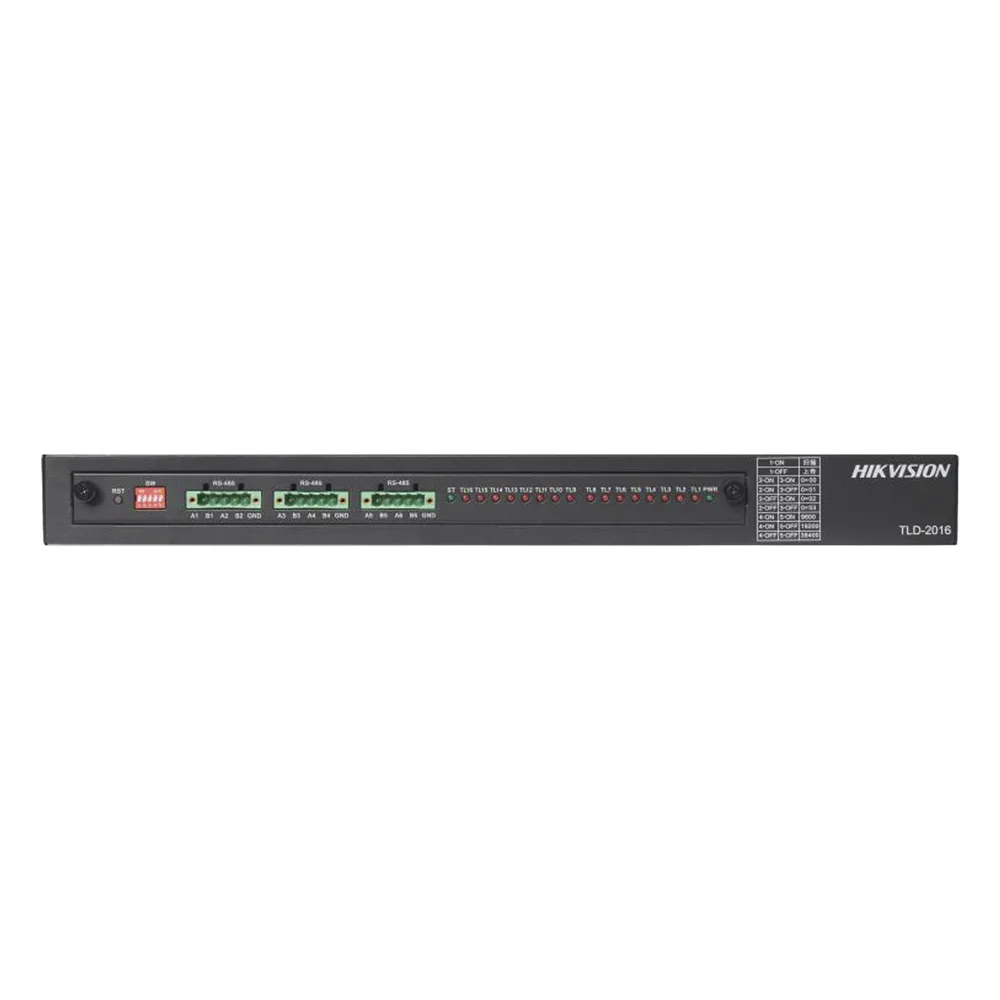 Detector de Luces de Tráfico TLD-2016-6 / 16 Canales / RS485 / Salida DC 5V / SCM para Detección y Comunicación / Protecciones de Voltaje
