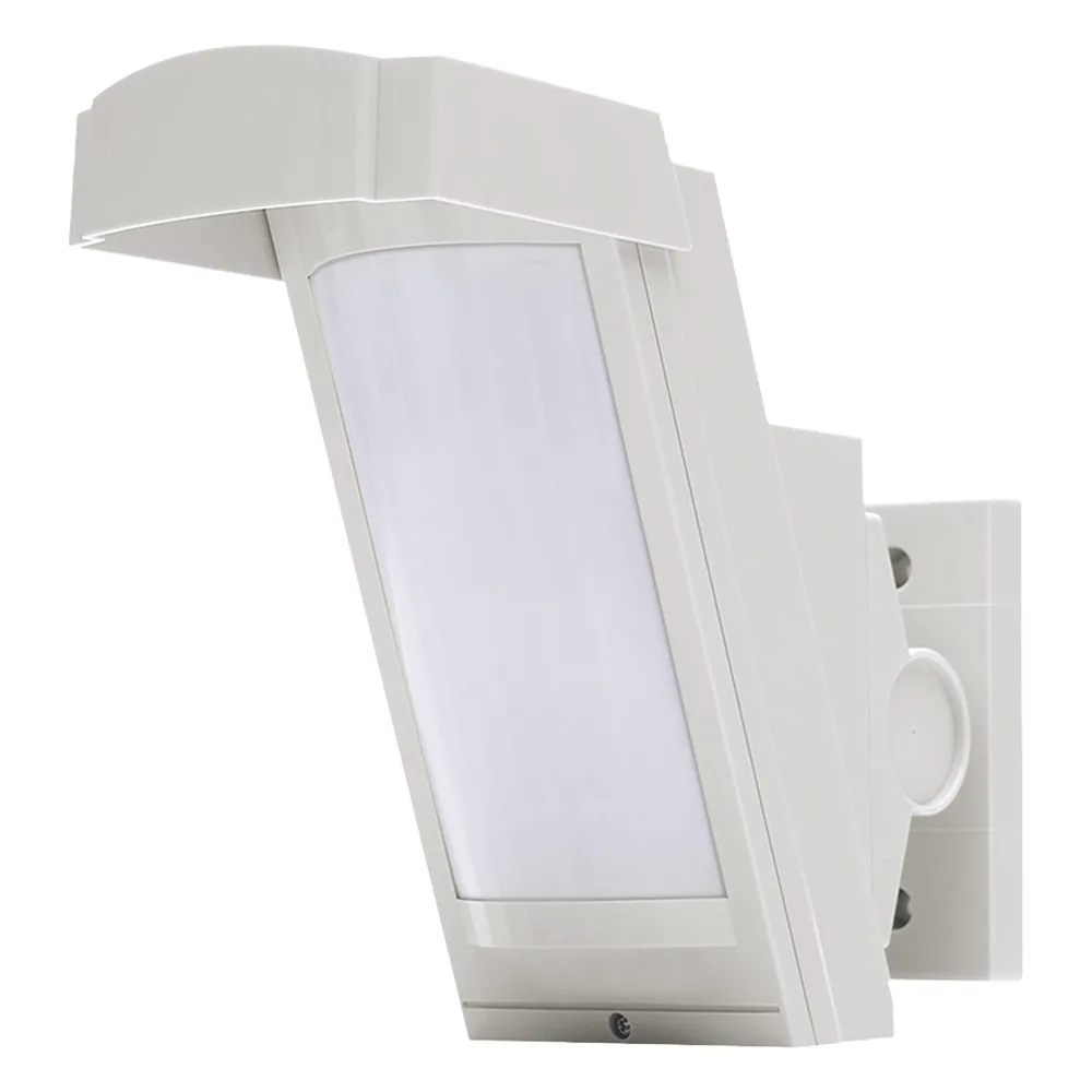 Detector de Movimiento con Anti-enmascaramiento / 100% Exterior / Cableado / Hasta 12 metros a 85° de cobertura/ Instalación a 3 metros / Compatible con cualquier panel de alarma