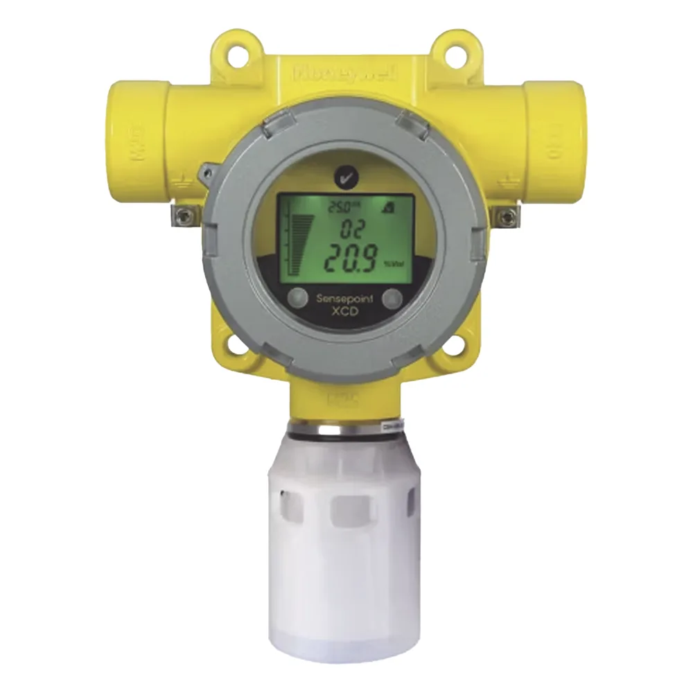 Detector fijo de gas combustible con sensor de perla catalítica 0 a 100% LEL, salida 4-20 mA y relevadores, para interior y exterior en atmósferas explosivas