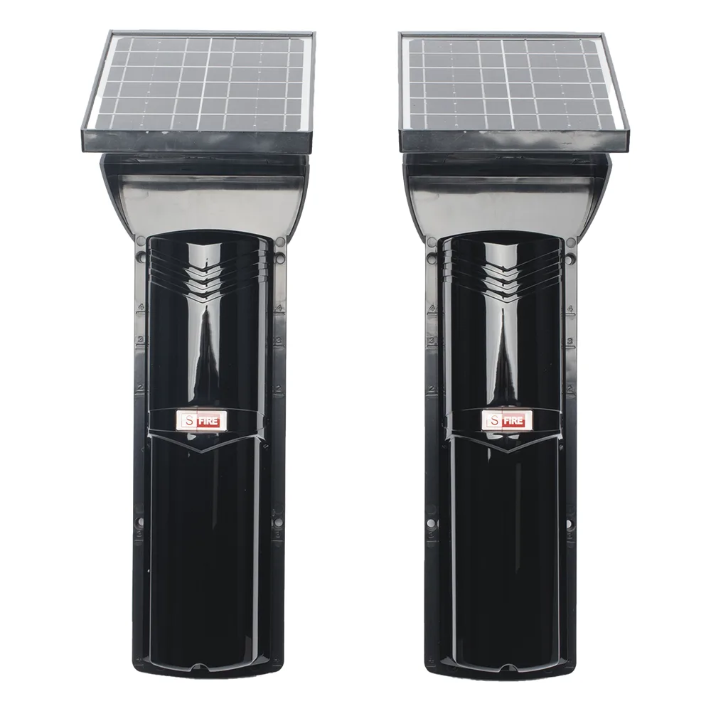 Detector Fotoeléctrico Solar de 3 Rayos / 100 m Exterior / 4 Frecuencias / Batería de Litio 4,000 mAh / Sincronización Digital – vista 2
