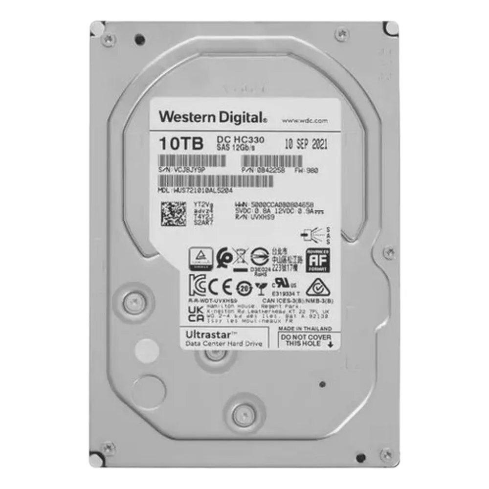 Disco Duro 3.5" 10TB  / 7200 RPM / SAS / Alto Rendimiento / Recomendado para DS-A82024D